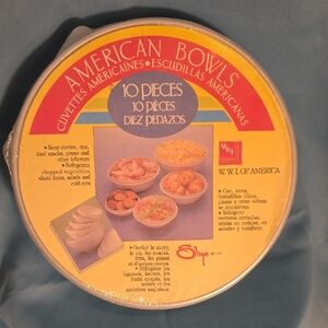 American Bowls Set - 10 Pieces